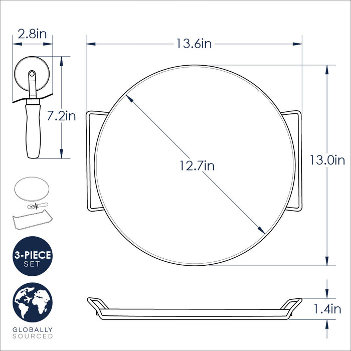 Beefeater Pizza Pack 3pc Set BTC007