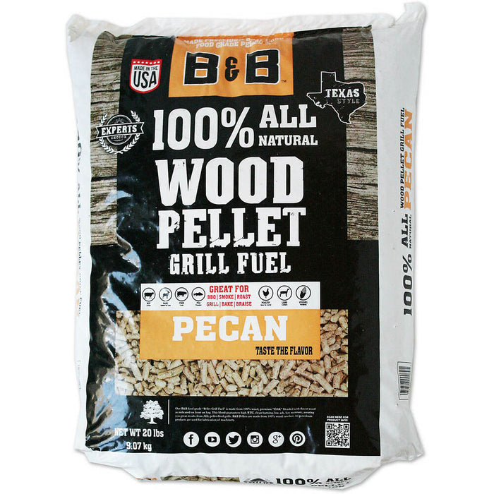 B&B Pecan Pellets 100% Real Pecan Wood