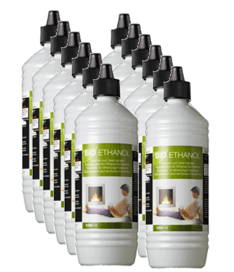 Farmlight bio ethanol 1000ml 12 Bottles 96.6% liquid bioethanol fuel