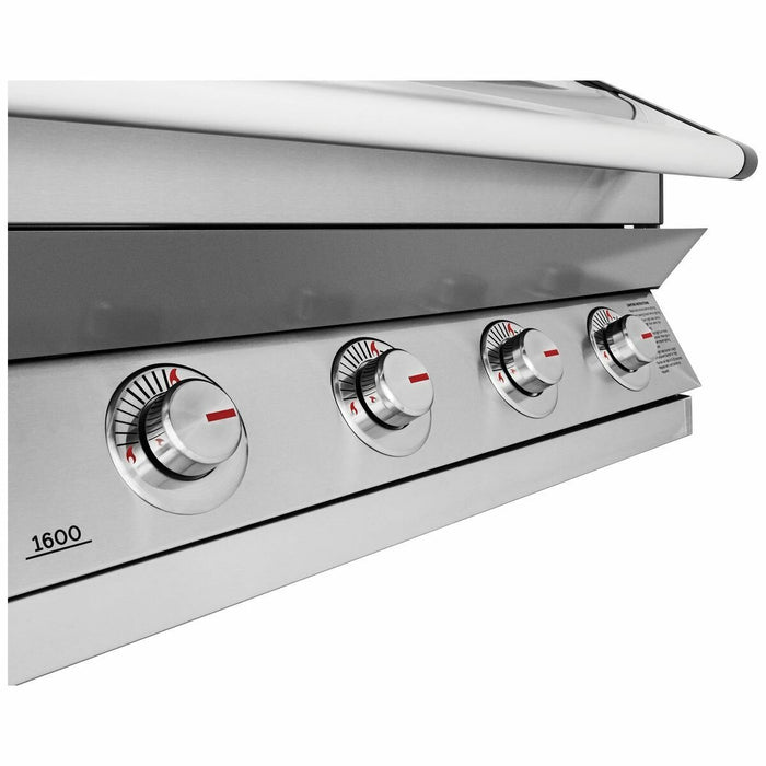 Beefeater 1600S 5 Burner Built-In Gas Barbecue BBG1650SAE Including Built In Brackets BA70HS