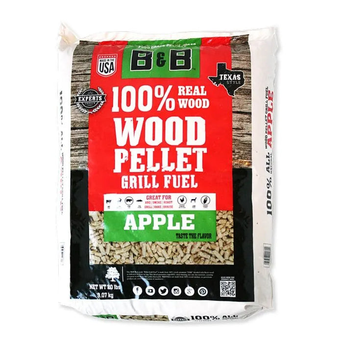 B&B Apple Pellets 100% Real Apple Wood