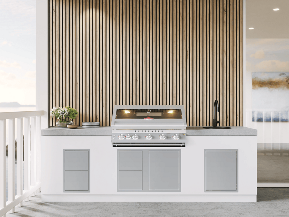 Beefeater 7000 Premium 5 burner built In BBQ BIG 38" Wide , stainless steel BBF7655SA