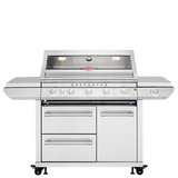 BEEFEATER 7000 PREMIUM 5 BURNER BBQ, SIDE BURNER & TROLLEY BMF7655SA