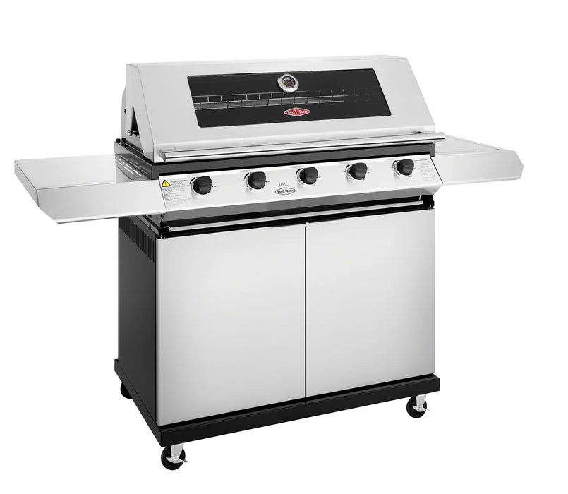 BEEFEATER 1200S 5 BURNER CABINET GAS BBQ & SIDE BURNER BDTR1251SBE