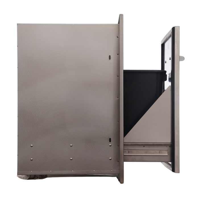 18" Trash Bin Drawer – 316 Marine Grade Stainless Steel (CJ18PRO-TB-316)