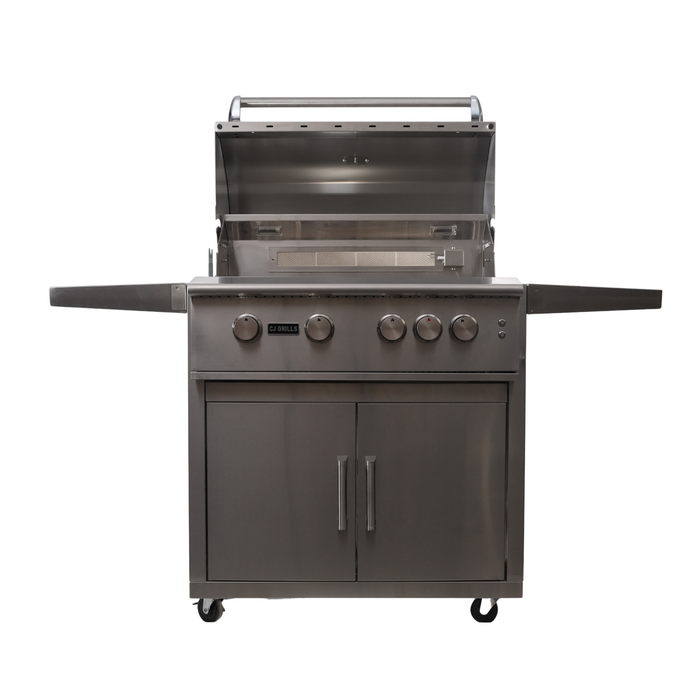 CJ Grills - 32" Pro Compatible Grill Cart Base  (CJ32CB-304)
