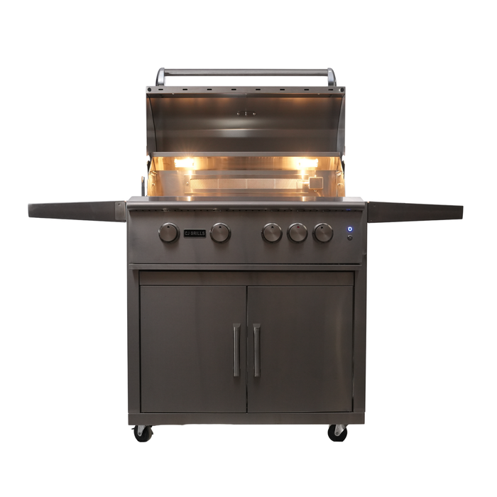 CJ Grills - 32" Pro Compatible Grill Cart Base  (CJ32CB-304)