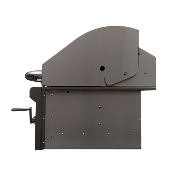 CJ Grills 32" 316 Pro Built-In Charcoal Grill (CJ32PRO-CH-316 marine-grade stainless steel ) includes CJ Grills branded vinyl cover
