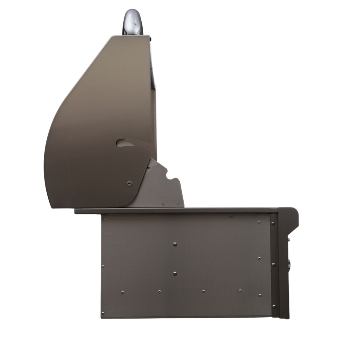 CJ Grills 32" 316 Pro Built-In Charcoal Grill (CJ32PRO-CH-316 marine-grade stainless steel ) includes CJ Grills branded vinyl cover
