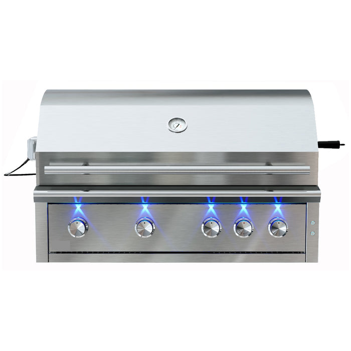CJ Grills 42" 304S Hybrid Built-In Grill – Gas, Charcoal & Wood (CJ42S-304)