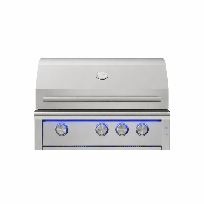 CJ Grills 32" 304S Hybrid Built-In Grill – Gas, Charcoal & Wood (CJ32S-304)