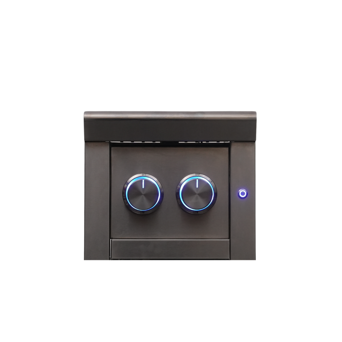 CJ Grills CJPRO-DSB-316 Double Side Burner 316 marine-grade stainless steel