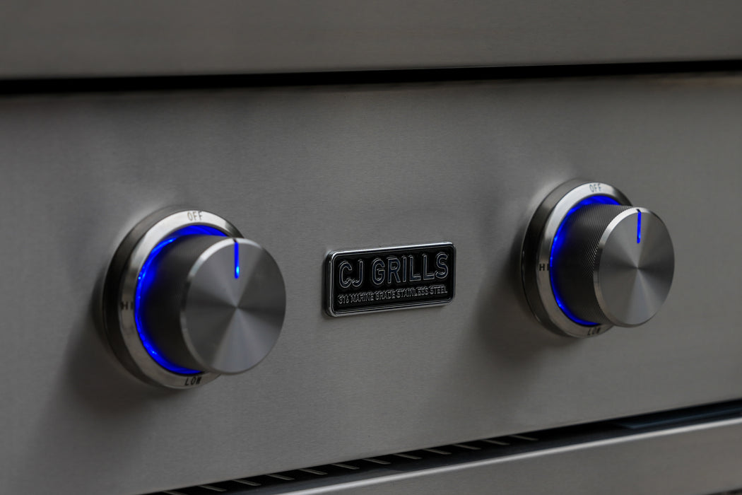 CJ Grills 42" Pro Hybrid Built-In Grill – Gas, Charcoal & Wood (CJ42PRO-316)