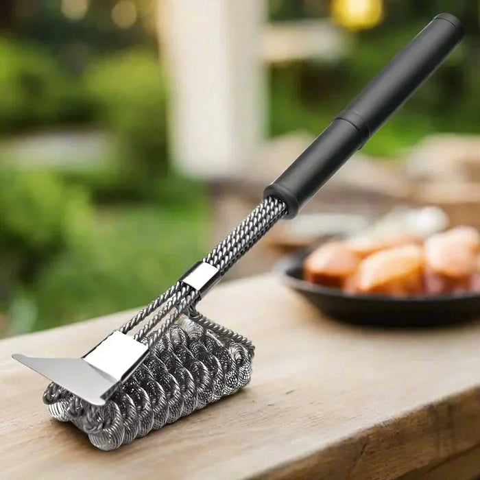 Grill Guard Bristleless BBQ Brush Safe Stainless Steel Cleaner