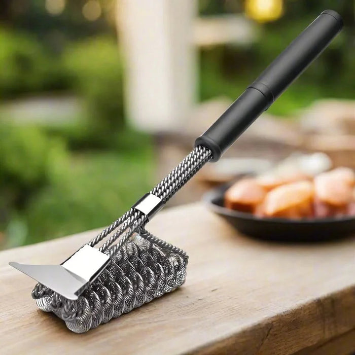 Grill Guard Bristleless BBQ Brush Safe Stainless Steel Cleaner