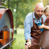 Fontana Margherita Rosso Wood Pizza Oven Including Trolley