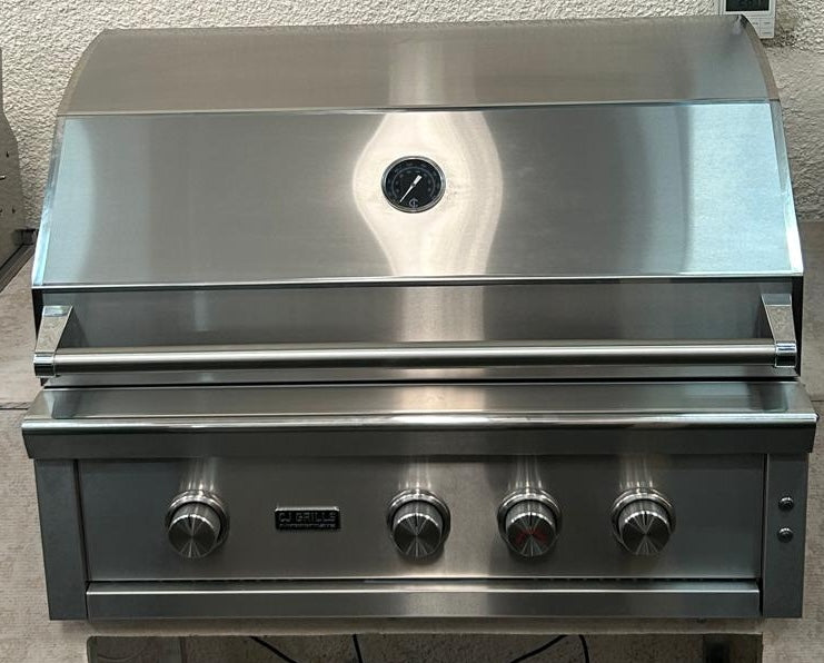 CJ Grills 36" Pro Hybrid Built-In Grill – Gas, Charcoal & Wood (CJ36PRO-316)