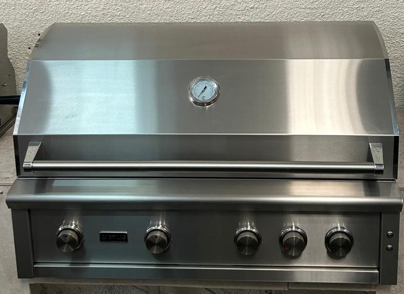CJ Grills 42" 304S Hybrid Built-In Grill – Gas, Charcoal & Wood (CJ42S-304)