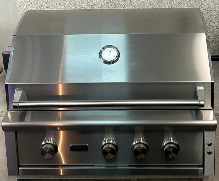 CJ Grills 36" 304S Hybrid Built-In Grill – Gas, Charcoal & Wood (CJ36S-304)