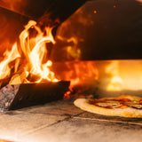 Fontana Mangiafuoco Anthracite Build In Wood Pizza Oven