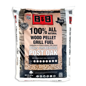 B&B Post Oak Pellets B00108 20LB Bag