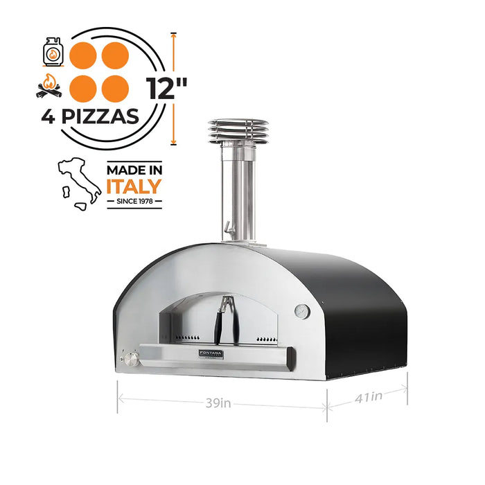 Fontana  Marinara Hybrid Gas & Wood Oven - New Gen Marinara
