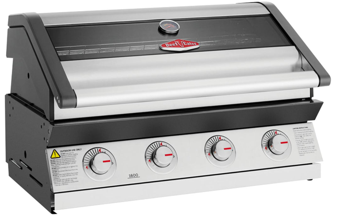 Beefeater 1600S 4 Burner Built-In Gas Barbecue BBG1640SAE Including Built In Bracket BA70HS