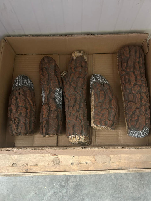 outdoor / Indoor  ceramic log set 5no