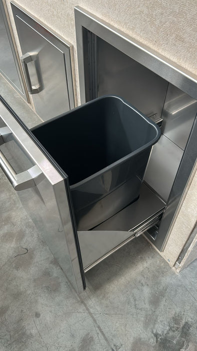18" Trash Bin Drawer – 316 Marine Grade Stainless Steel (CJ18PRO-TB-316)