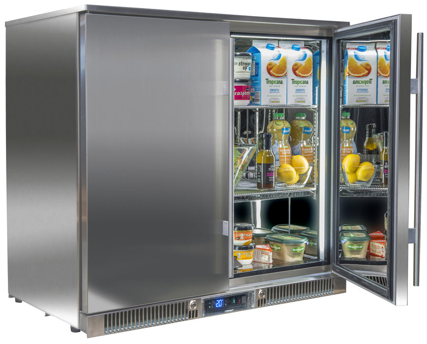 Blastcool XP3 Extremis  Refrigerator Marine grade stainless 316L Glass door / Solid Door Option Available