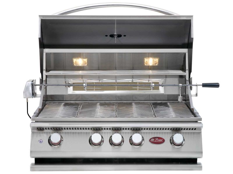 Cal Flame P4 4-Burner Built-In Gas BBQ Grill