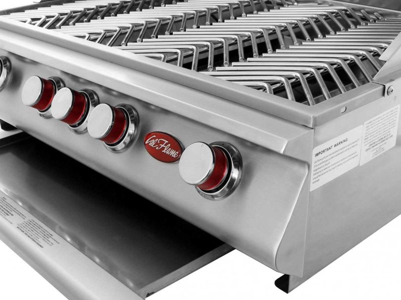 Cal Flame P4 4-Burner Built-In Gas BBQ Grill