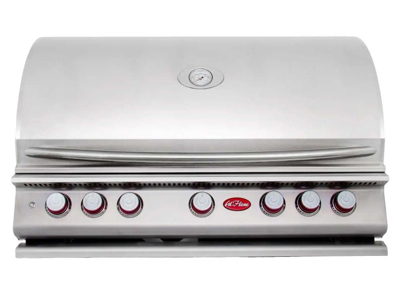 Cal Flame P5 Series built-in stainless steel gas grill available in Saudi Arabia KSA
