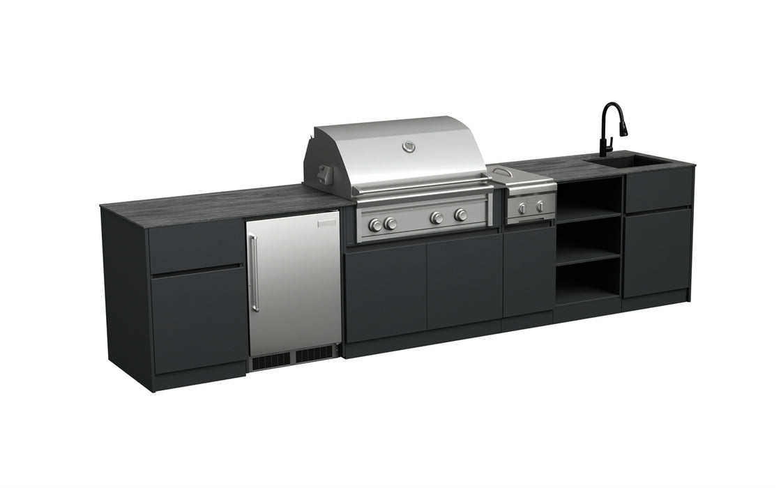 CJ Grill Brand: Marine Grade Aluminum for Outdoor Kitchen Cabinets.