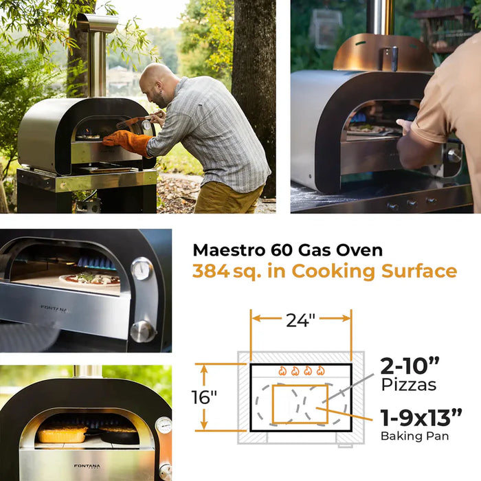 Fontana Maestro 60 Gas Pizza Oven