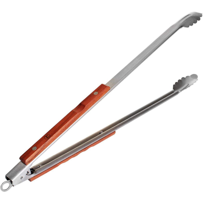 Fox Run Stainless Steel Tongs with Rosewood Handles