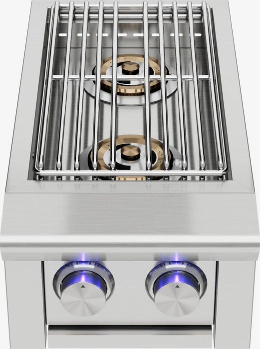 CJ Grills CJPRO-DSB-316 Double Side Burner 316 marine-grade stainless steel)