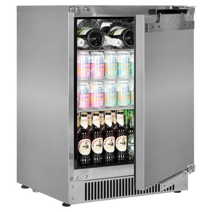 Blastcool Extremis iXP1 (Integrated) Outdoor Fridge  marine-grade 316 stainless steel