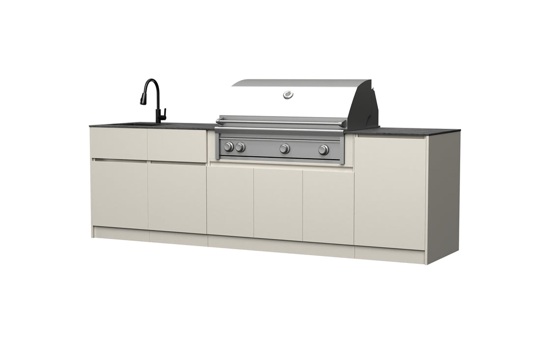CJ Grill Brand: Marine Grade Aluminum for Outdoor Kitchen Cabinets.