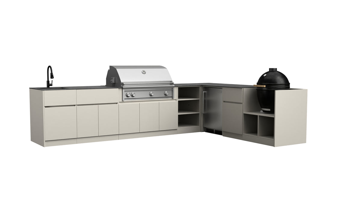 CJ Grill Brand: Marine Grade Aluminum for Outdoor Kitchen Cabinets.