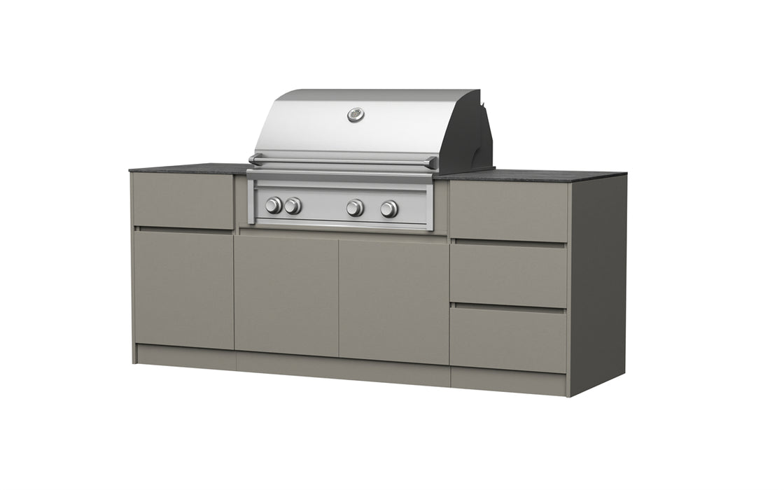 CJ Grill Brand: Marine Grade Aluminum for Outdoor Kitchen Cabinets.