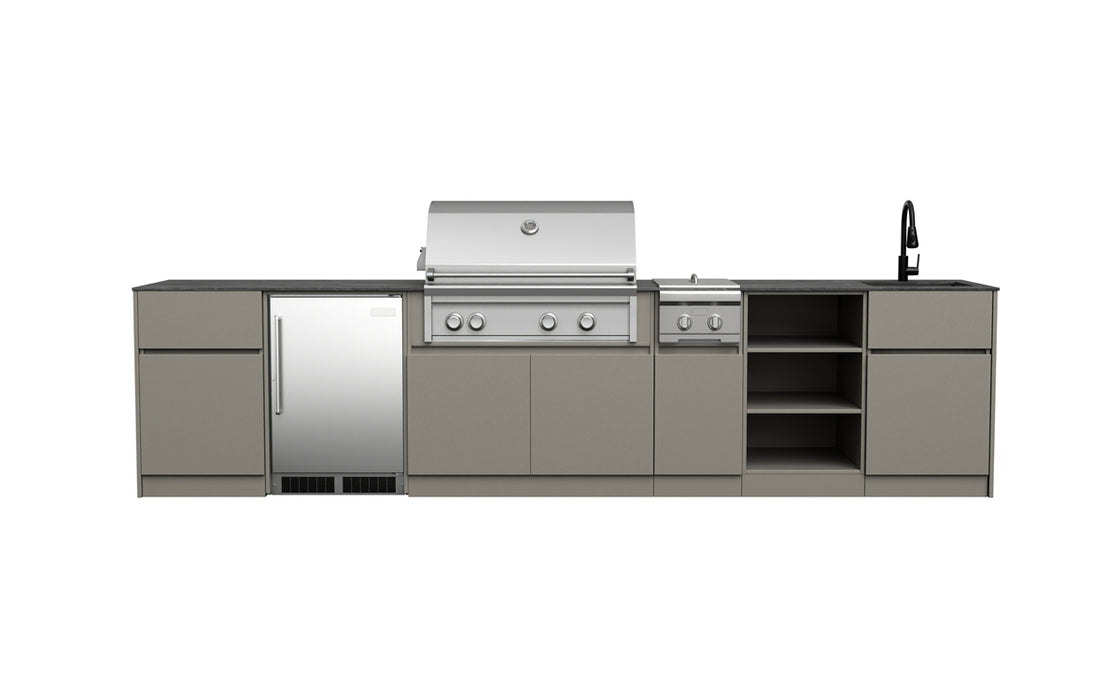CJ Grill Brand: Marine Grade Aluminum for Outdoor Kitchen Cabinets.