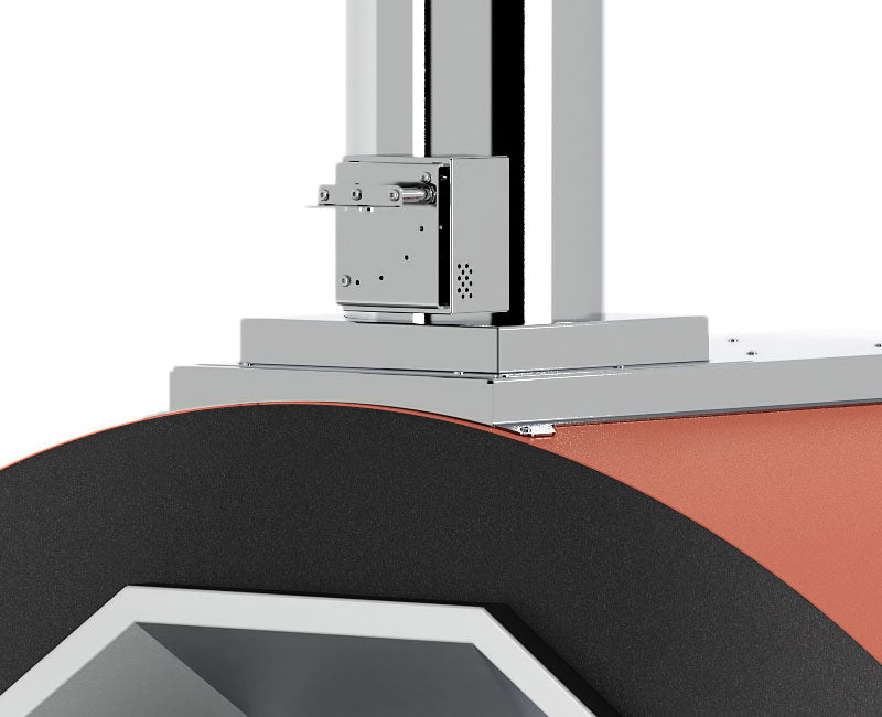 High-capacity wood-fired pizza oven cooking eight pizzas at once – UAE and KSA supplier