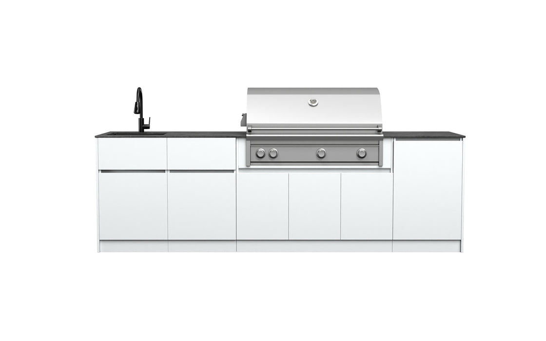 CJ Grill Brand: Marine Grade Aluminum for Outdoor Kitchen Cabinets.