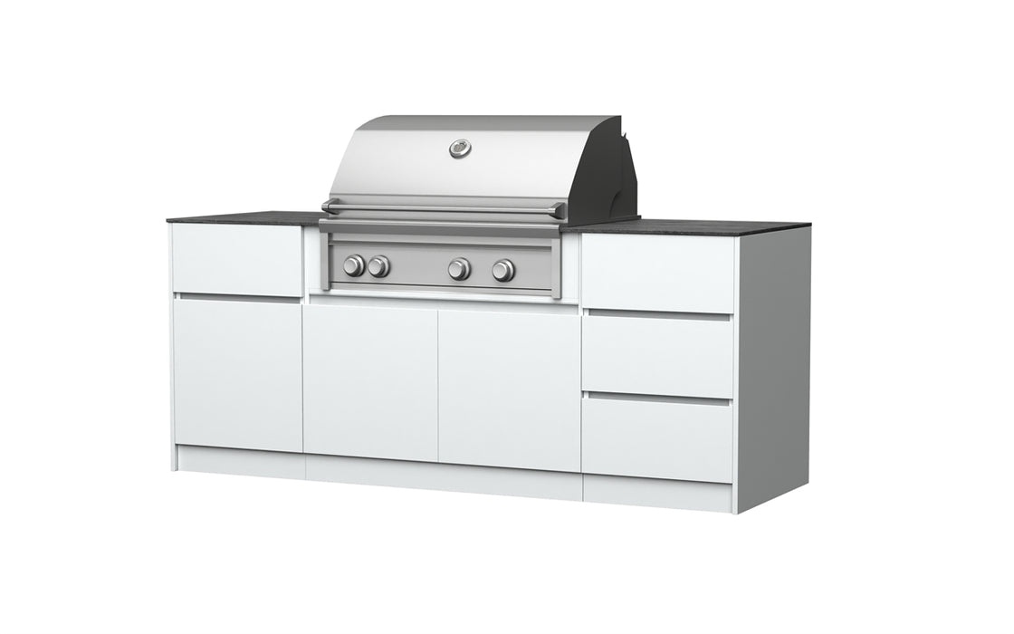 CJ Grill Brand: Marine Grade Aluminum for Outdoor Kitchen Cabinets.
