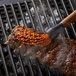 Fox Run QB68 15" Silicone BBQ Mop Brush with Rosewood Handle