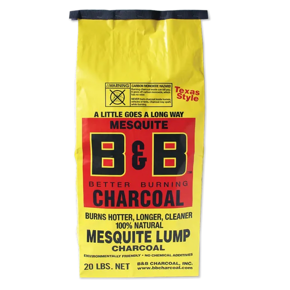 BB Mesquite Lump Charcoal 20lb