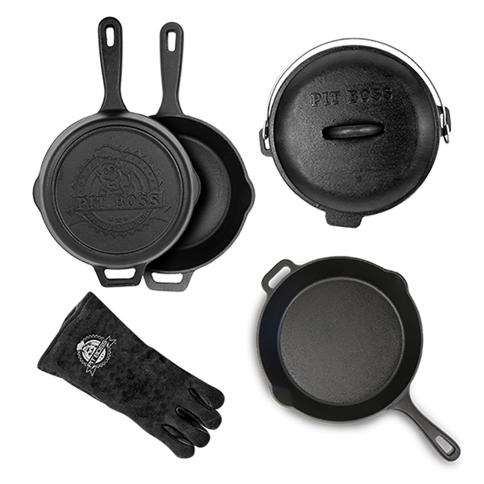 PIT BOSS 6-PIECE CAST IRON STARTER KIT