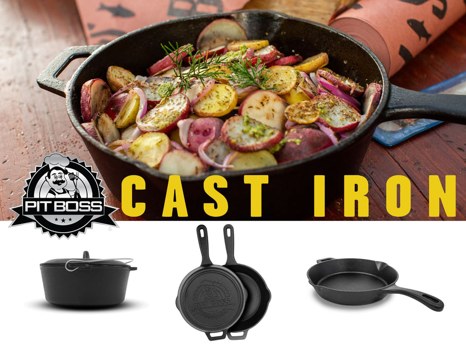 PIT BOSS 6-PIECE CAST IRON STARTER KIT