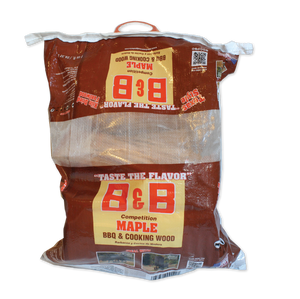 B&B Maple BBQ/Cooking Wood logs 1 cu ft 12kg